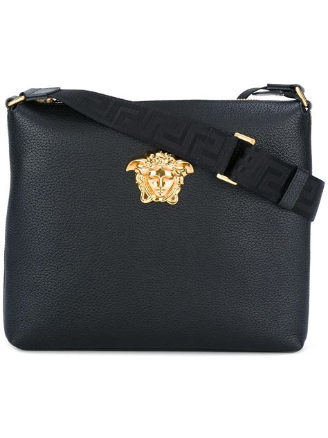 men's versace messenger bags